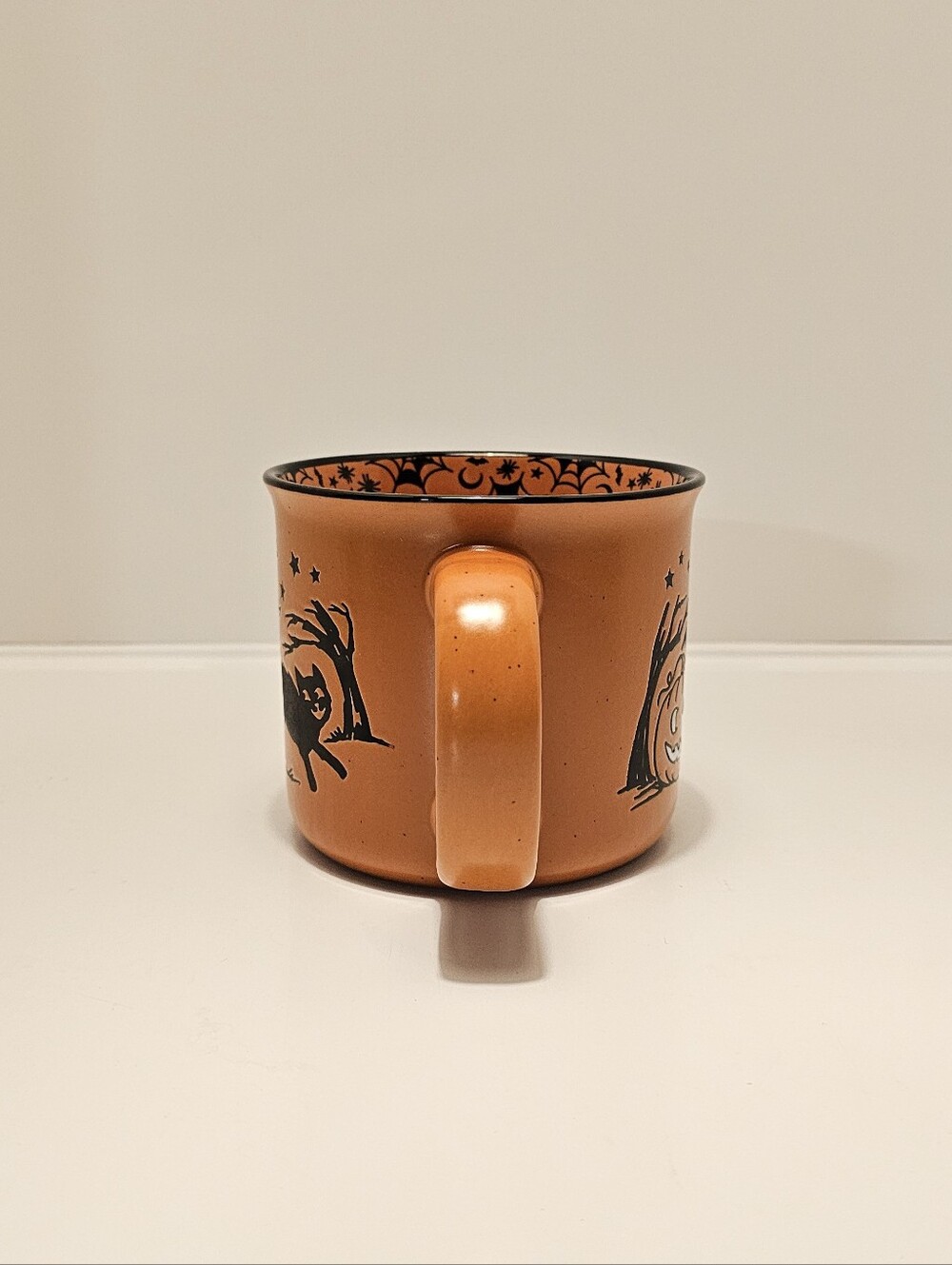 Cobwebs & Cauldrons Black Cat Jack O'Lantern Mug - Picture 4 of 6